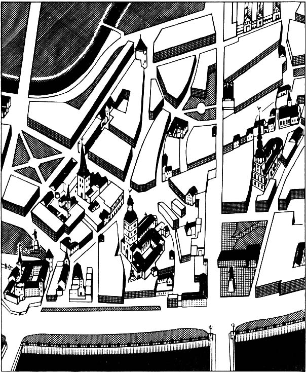  Рис. 1.9. Пример внемасштабного изображения - план города