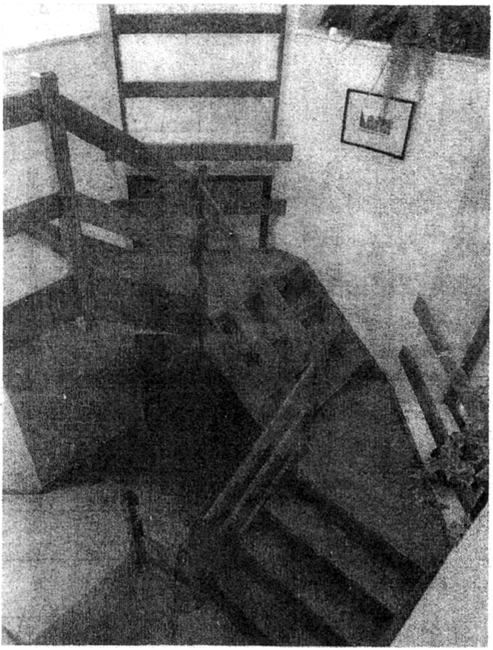 Рис. 44. Внутриквартирная четырехмаршевая лестница