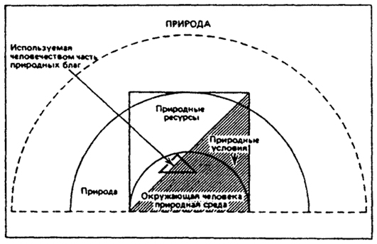 Рис. 13.1. Структура понятия "природные блага" (по Н.Ф. Реймерсу, 1990)